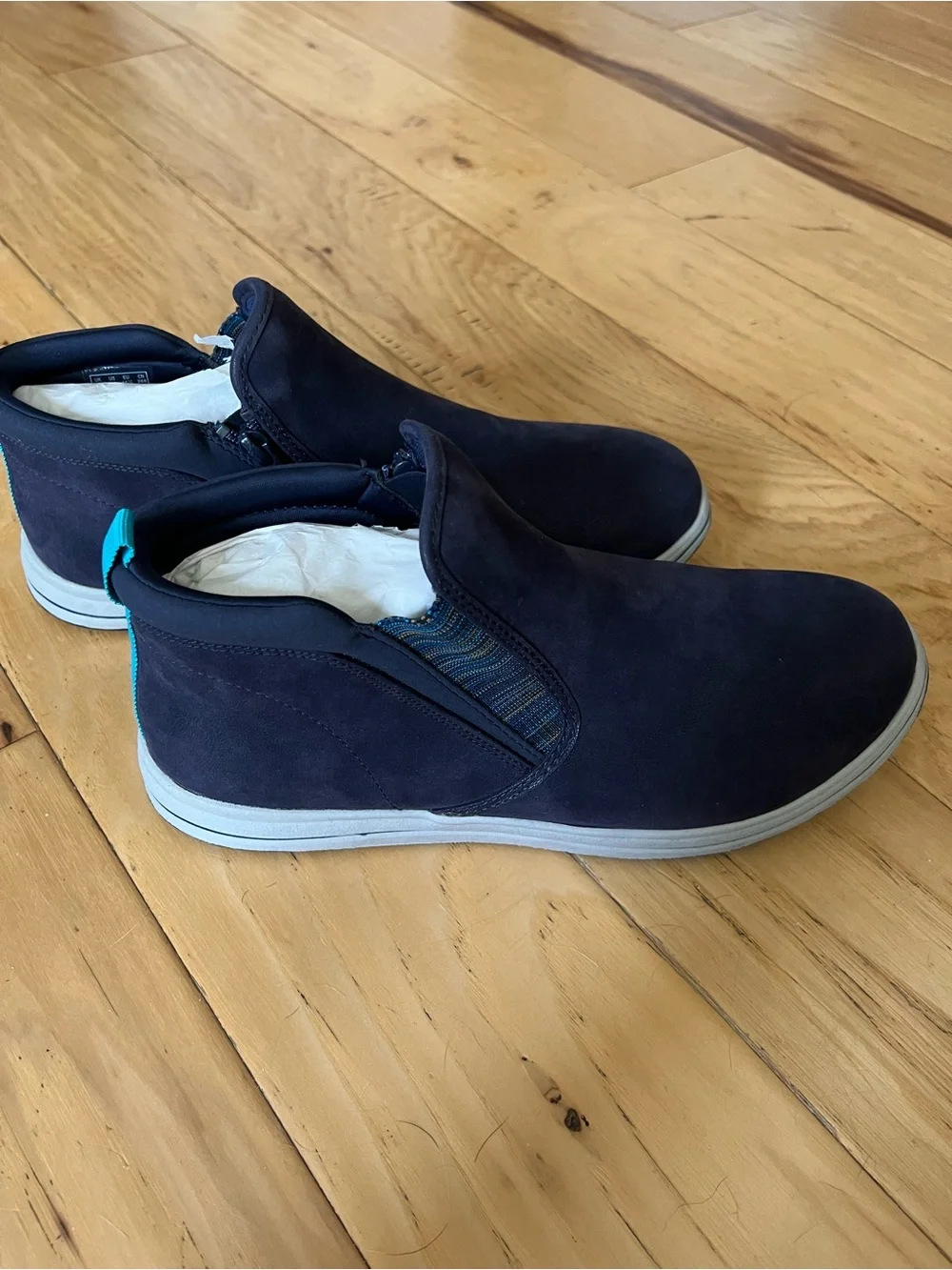 Clarks Breeze Clover Ankle Booties in Navy